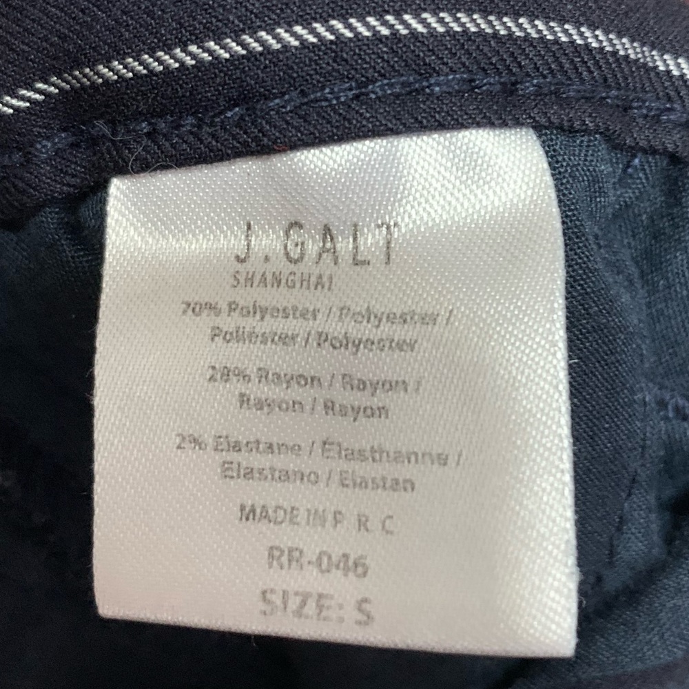 J. Galt Black and White Striped Dress Pants - Picture 3 of 3
